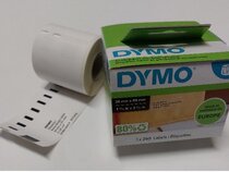 Alle etiketten op rij