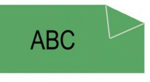 Dymo D1 tape S0720890 zwart op groen 19mm