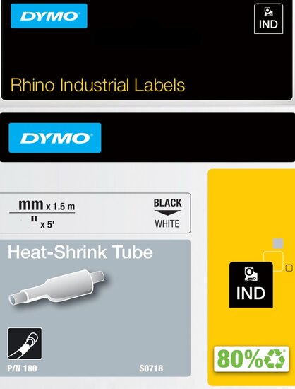 18055 Krimpkous Rhino 12mm Wit 