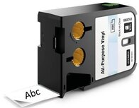 1868753 Dymo XTL Vinyl tape 24mm X 7m Black on White