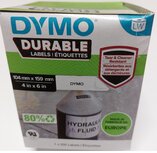 2112287 Dymo Durable 104 X 159mm etiket á 200 stuks voor LW 4-5XL 2112287 Dymo Durable 104 X 159mm etiket á 200 stuks voor LW 4-5XL