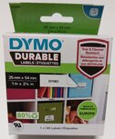 2112283 Dymo Durable 25 X 54mm etiket á 160 stuks 2112283 Dymo Durable 25 X 54mm etiket á 160 stuks