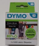 11353 Dymo Prijs/Multifunc etiket 13X25mm á1000st verwijderbaar 11353 Dymo Prijs/Multifunc etiket 13X25mm á1000st verwijderbaar