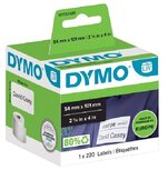 99014 Dymo verzend/gr.universeel etiket 54X101mm á220 st 99014 Dymo verzend/gr.universeel etiket 54X101mm á220 st