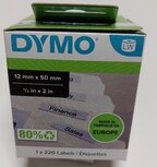 99017 Dymo Hangmap etiket 12X50mm á220 st 99017 Dymo Hangmap etiket 12X50mm á220 st