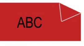 45807 Dymo D1 Tape 19mm Zwart op Rood 