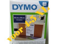 0904980 Dymo Pakket/verzend etiket 104X159 á220 stuks voor 4-5 XL 0904980 Dymo Pakket/verzend etiket 104X159 á220 stuks voor 4-5 XL