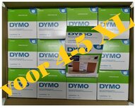 12 rollen Dymo Pakket/verzend etiket 104X159 voor 4 en 5 XL  0904980 12 rollen Dymo Pakket/verzend etiket 104X159 voor 4 en 5 XL  0904980
