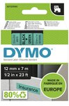 45019 Dymo D1 tape 12mm Zwart op Groen