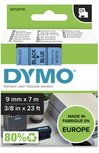 40916 Dymo D1 tape 9mm Zwart op Blauw